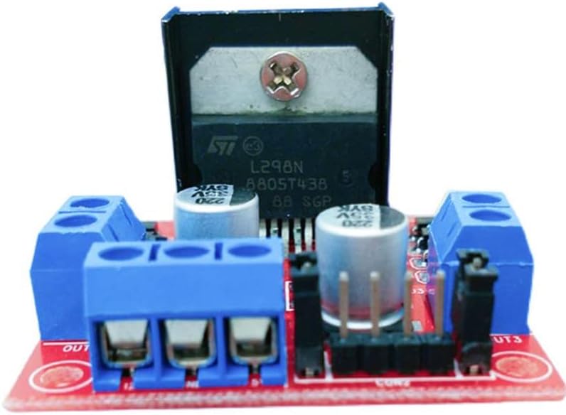 Csyanxing 1 * 298N модул погон модул DC Stepper Motor Robot 5V напојување за Arduino Dual H-Bridge