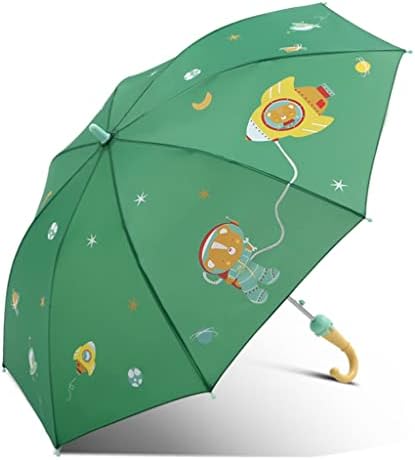 Lyly Детски чадор за девојчиња момчиња ветроупорна симпатична чадор за животни со сладолед J рачка со водоотпорен чадор за стапчиња