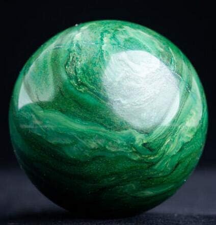 Замтак голема природна африканска зелена џед кристална полиран сфера заздравување топка