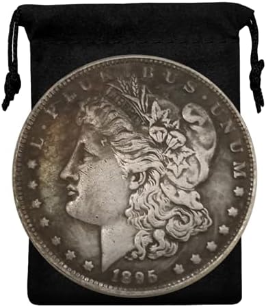 Кокрит копија 1895-Морган долар Позлатено сребрена монета-Реплика У.С. Стари оригинални пред-монети со сувенири за сувенири пред