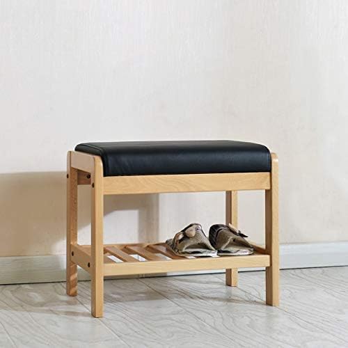 Стилска едноставност, дрвена решетка за чевли, организатор за складирање на клупа со тапациран седиште, постепено перница, отоманска столица,