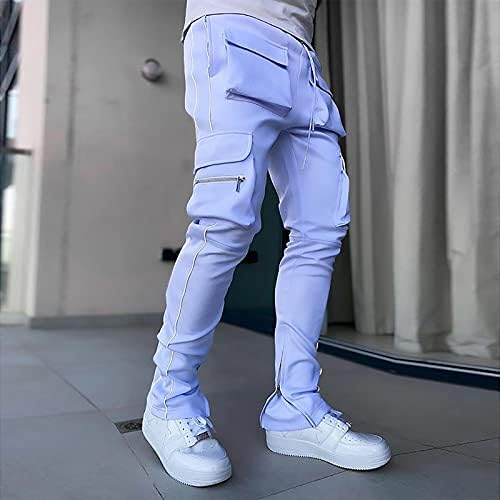 Менс џогери панталони тактички патеки хареми џемпери мода улична облека техничка облека хип хоп влечење карго панталони
