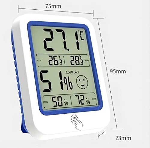 WWZMDIB DTH-159 Електронски мерач на електронска температура и влажност Висока прецизност Дигитална смешка соба Домашен термометар
