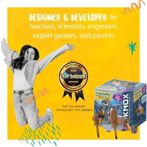 Темза и Космос - Ребоц: Нокс - робот за одење - комплет за инженерска наука - играчки за едукативни згради - Забава за деца, на
