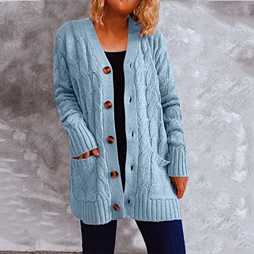 Зимска надградба Теди волна кардиган џемпер јакна ， Обична цврста боја преголема долга дастер исечен палто за жени
