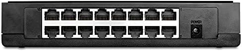 TP-Link 2KA4926 TL-SF1016D 16-Port 10/100Mbps Десктоп прекинувач, капацитет од 3.2Gbps