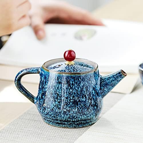 Гроздобер декор Гроздобер декор Кинески декор керамички чај тенџере кинески чај котел голем порцелан кој служи чајник за лабава чај сина лабава