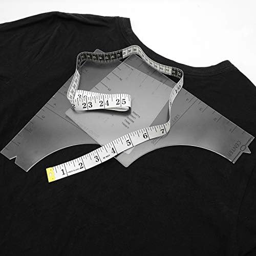 Алатки за усогласување на маицата SSDZKJ, алатки за владетел, сублимација дизајнира винил со големина на винил за возрасни младински