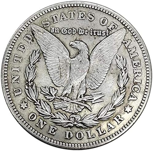 Комеморативна Монета Морган Криптоварентност 1887 Американски Морган Позлатена Монета Колекција Американски Стари Монети Морган
