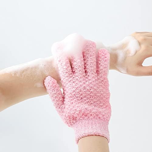 Etdly со пет прсти за чистење нараквици за чистење на ракавици за пилинзи, ексфолијарна кал, да се возвраќаат нараквици за капење