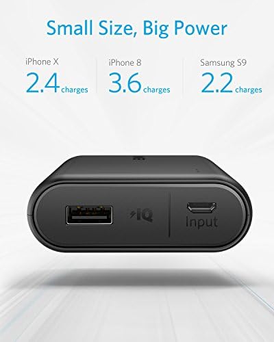 Анкер Пренослив Пакет Полнач за iPhone, 10.000 mAh Пренослив Полнач со 1FT USB a До Молња Кабел, за IPHONE XR/X / 8/8 Плус / 7/7 Плус /