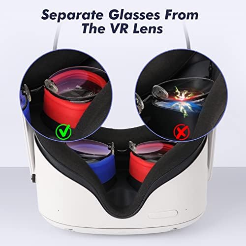 VR Заштитен Прстен За Леќи Компатибилен Со Oculus Потрага 2/Потрага 1 Објективот Спречува Гребење На Очилата Прстени Против Гребење На Објективот