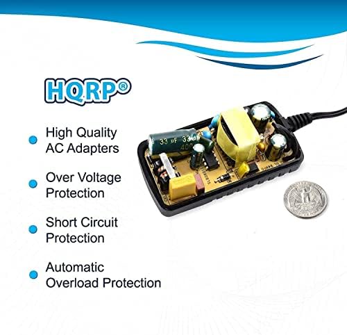 HQRP AC адаптер компатибилен со Homedics PP-ADPEBP3 BPA-060 BPA-1110 BPA-20101 BPA-260 BPA-260-CBL WGNBPA-230 КОРД ЗА МОНЕРТИРАЕ