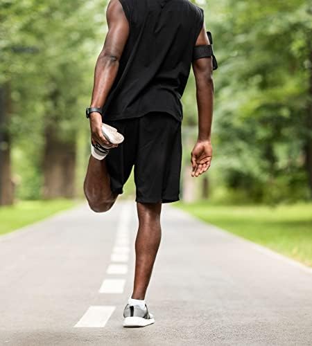 Атлетски атлетски тренинзи на CE CERDR со џебови и еластична лента за половината Брза сува активна облека