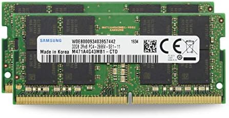 Сем Оригинал 64GB DDR4 2666MHz PC4-21300 SODIMM 2RX8 CL19 1.2 v Лаптоп Меморија Надградба Лаптоп Драм RAM МЕМОРИЈА M471A4G43MB1-CTD