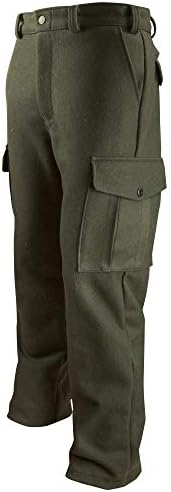 Редовни и големи и високи карго панталони за лов и пукање во мерино во големина 52 направени во Канада 234mer