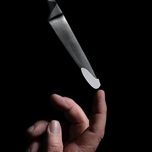Нож за спарување на хемотон, кујна за спарување на кујната кујна 50 парчиња ножеви врвови опфаќа чувари на секачи покрити се пластични