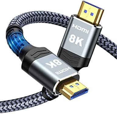 Highwings 8k@60 HDMI оптички кабел со влакна 2,1 200ft долг, еднодирекционален ултра 48gbps Тенок со голема брзина флексибилен
