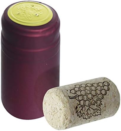 Вино Флаширање Пакет-Вклучува 30 Пвц Топлина Смалуваат Капсули со Солза Јазичиња &засилувач; 308 Директно Тапи 7/8 х 1 3/4