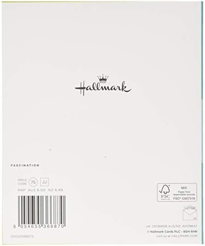 Халмарк размислување за вас картичка од дизајн на колекција на потписи со прилог за 3D ефект