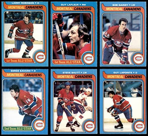1979-80 О-Пи-Чи Тимот На Монтреал Канадиенс Постави МОНТРЕАЛ КАНАДИЕНС ВГ/ЕКС+ Канадиенс