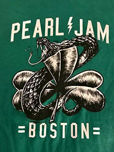 Бисер Џем маица бостон змија детелина зелена 3x 2018 турнеја пј концерт маица нова xxxl