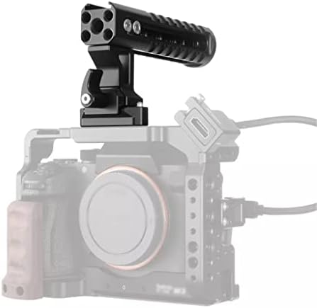 Функционална рачка на фотоапаратот Yebdd Функционална рачка за кафез со ладна камера за чевли, алуминиум за сирење, рачка за сирење од сирење