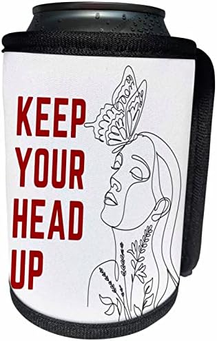 3дроза Слика На Жена Со Текст На Држете Ја Главата Нагоре - Може Поладна Обвивка За Шишиња