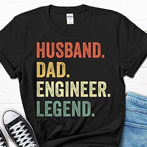 Гроздобер сопругот тато инженер легенда кошула, подарок за инженер за татковци, подарок за инженер за софтвер