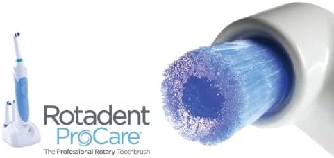 Rotadent procare глава за четка за замена на долги врвови; Издолжена глава на четка; Не е компатибилен со ротаден плус или ротадент