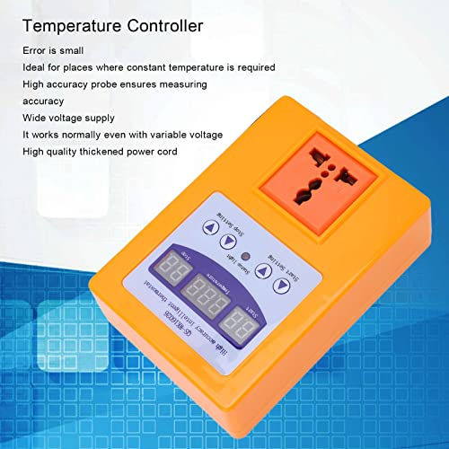 Контролер на температурата, QS WK16026 Дигитален термостат излезен приклучок за приклучок за излез