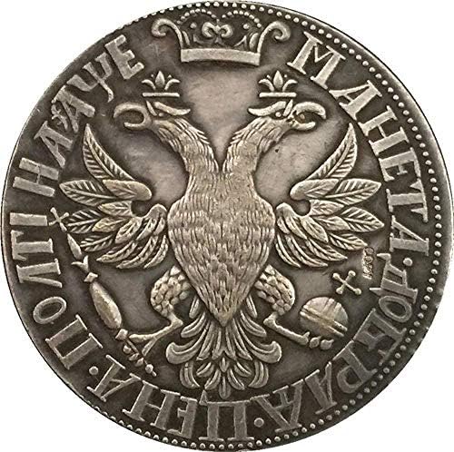 1703 петар I Русија Монети Копија 35мм Копија Орнаменти Собирање Подароци