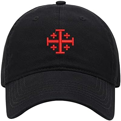 Бејзбол капа Мажи Ерусалим Крст Везени измиени памучни тато капа Бејзбол капачиња