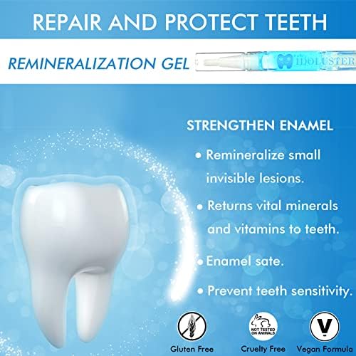 Гел за реминерализација на Идолустер, 4 пакувања заби десензибилизирачки гел пенкала, намалување на чувствителноста на забите по белење на