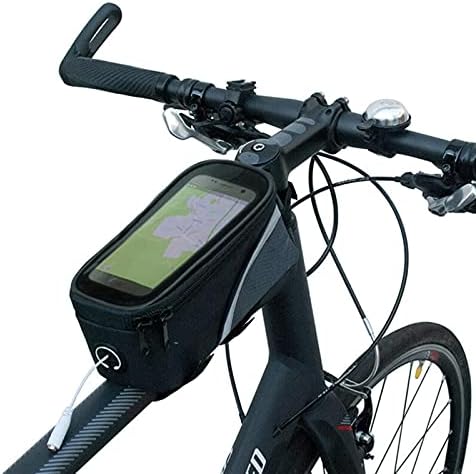 УККО допреше рамка за велосипедска торба за велосипеди, водоотпорна предна цевка Телефонски куќиште на екранот на допир, MTB пакет додатоци