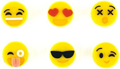 TrueZoo Emoji Prink Charms, една големина, повеќе обоени
