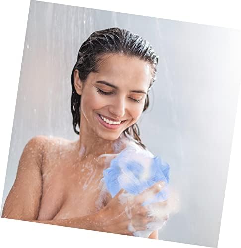 Doitool 1 сет/3pcs спа -мит мит -мета масажа за масажа на бања нараквици чистење преносни лофули сини лофуми за отстранување/за додатоци за