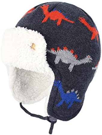 Зандо бебе момче Шерпа наредил топло руно пилот -капа за новороденчиња, зимска капа за зимска капа.