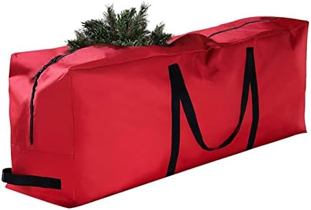 чанти за божиќни дрвја складирање, тешка торба со моливи со Двоен Патент торби за складирање облека канти за складирање церади со рачки