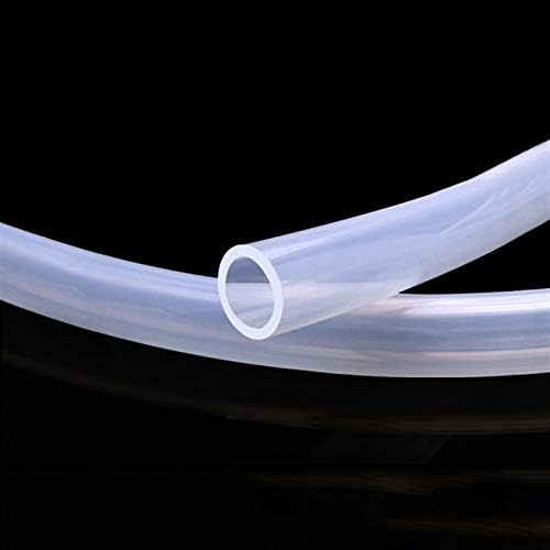 Чисто пластично црево Транспарентна флексибилна силиконска цевка, ID 9mm x 12mm OD, нетоксичен пијалок во вода гума од гума, пластична