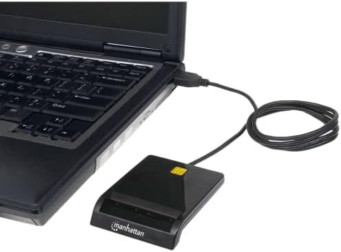 Читател на паметни картички на Менхетен USB -Компатибилен со Windows XP/Vista/7/8.1/10 или Mac или Linux -102049