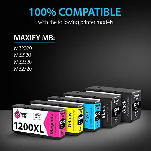 Замена на касети за компатибилно мастило за мастило за Canon 1200 XL PGI 1200XL за употреба со MB2720 MB2020 MB2320 MB2120 печатачи