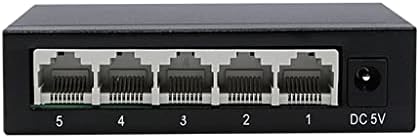 JMT Switch 5-порта за мрежен прекинувач 100/1000m Компјутерски мониторинг паметен сплитер на LAN Ethernet LAN