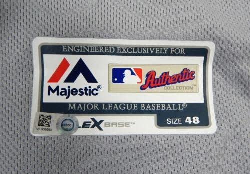 2019 Детроит Тигерс Сенди Баез 62 Игра користеше сив дрес MLB 150 лепенка 48 956 - Игра користена МЛБ дресови