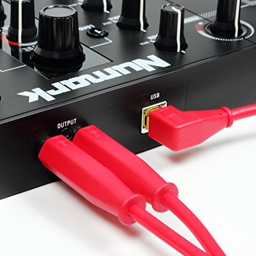 Dj TechTools Chroma Кабли Правоаголен USB-а ДО USB-Б Кабел | 1,5 m / 5 ft / Аудио Оптимизиран | Заштитен Од Пречки | Кабел Вратоврска