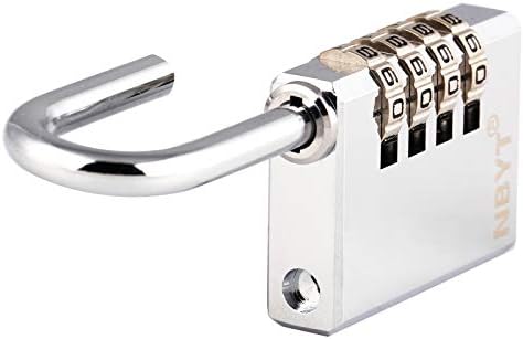 NBYTCombination Lock 4/6 цифри на отворено водоотпорен катанец за шкафче за училишни салата, спортски шкафче, ограда, алатка, порта, кутија, HASP складирање T3513-SS