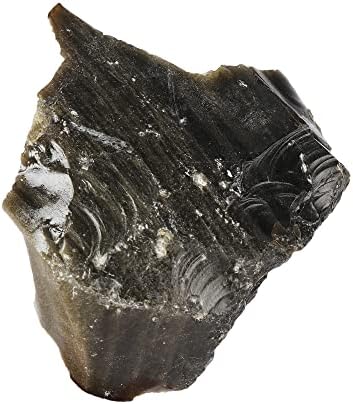 Gemhub Rock Rough Black Obsidian Природно заздравување кристал 467,35 CT CT LOOSE Stone за кабинг