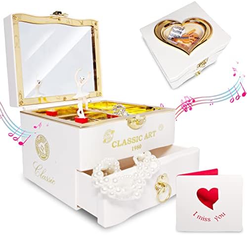 Музичка кутија за девојки - Организатор за накит Витер -музичка кутија со танцување балерина музички кутии за деца lубовник роденден