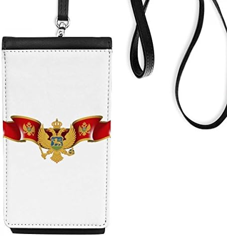 Византиско знаме Национален амблем телефонски паричник чанта што виси мобилна торбичка црн џеб