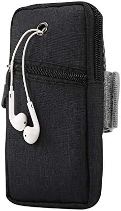 Торбички торбички за носачи на носач, компатибилна со трчање, држач за мобилни телефони Armband, компатибилен со iPhone 12 11 Pro Max XS/XR/8/7/6
